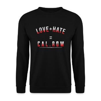 Gift for Sports Workout WOD Bodybuilding Sport - Unisex Sweatshirt - black - Front - Alina (178cm) & Michal (187cm)