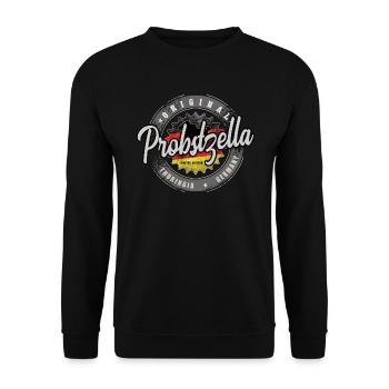 Original Germany Thüringen Probstzella - Unisex Pullover - Schwarz - Vorne - Alina (178cm) & Michal (187cm)