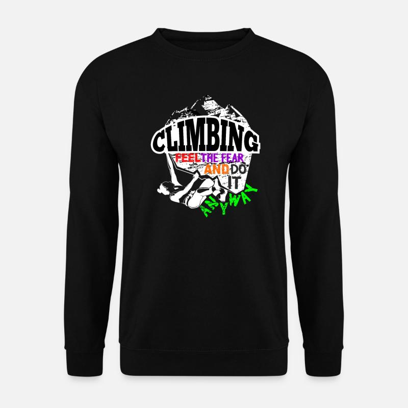 Rock Climbing Inspiration - Unisex Sweatshirt - black