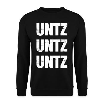 Techno - Unisex Pullover - Schwarz - Vorne - Alina (178cm) & Michal (187cm)