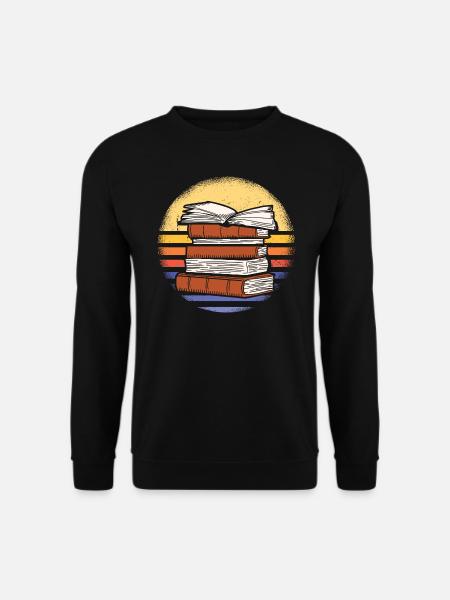 Writer Retro Sunset Writing - Unisex Sweatshirt - black
