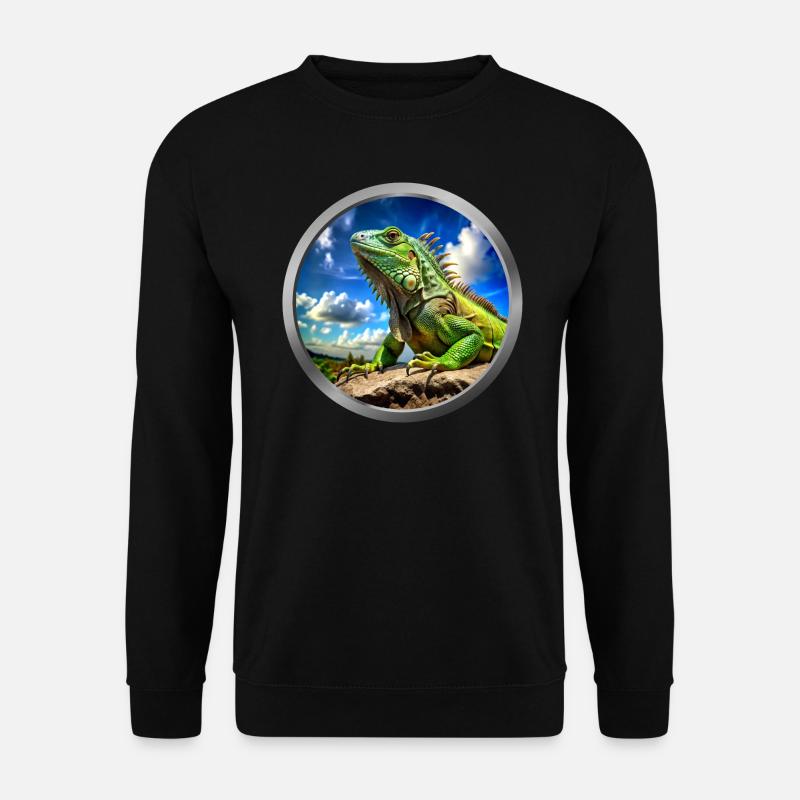 Iguana Animal - Unisex Sweatshirt - black