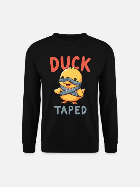 Duck Taped - Unisex Pullover - Schwarz