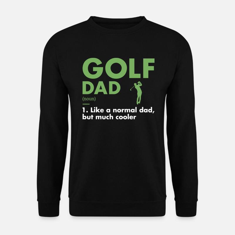 Sport Dad Definition Golf - Unisex Sweatshirt - black