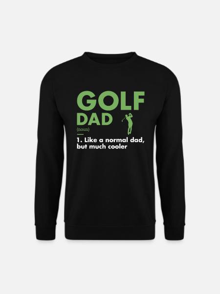 Sport Dad Definition Golf - Unisex Pullover - Schwarz