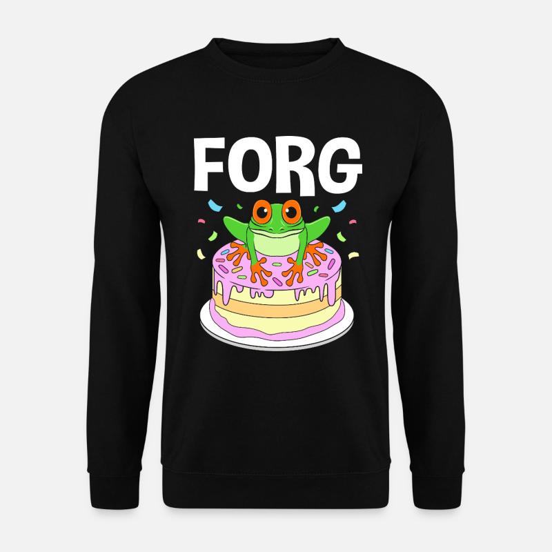 Laubfrosch Frosch - Unisex Pullover - Schwarz