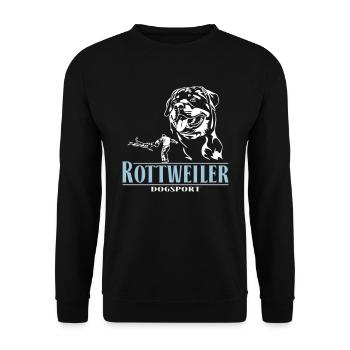 ROTTWEILER Dogsport Dogs Chien Wilsigns IGP - Sweat-shirt Unisexe - noir - Devant - Alina (178cm) & Michal (187cm)
