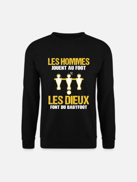 Baby foot cadeau humour drôle - Sweat-shirt Unisexe - noir