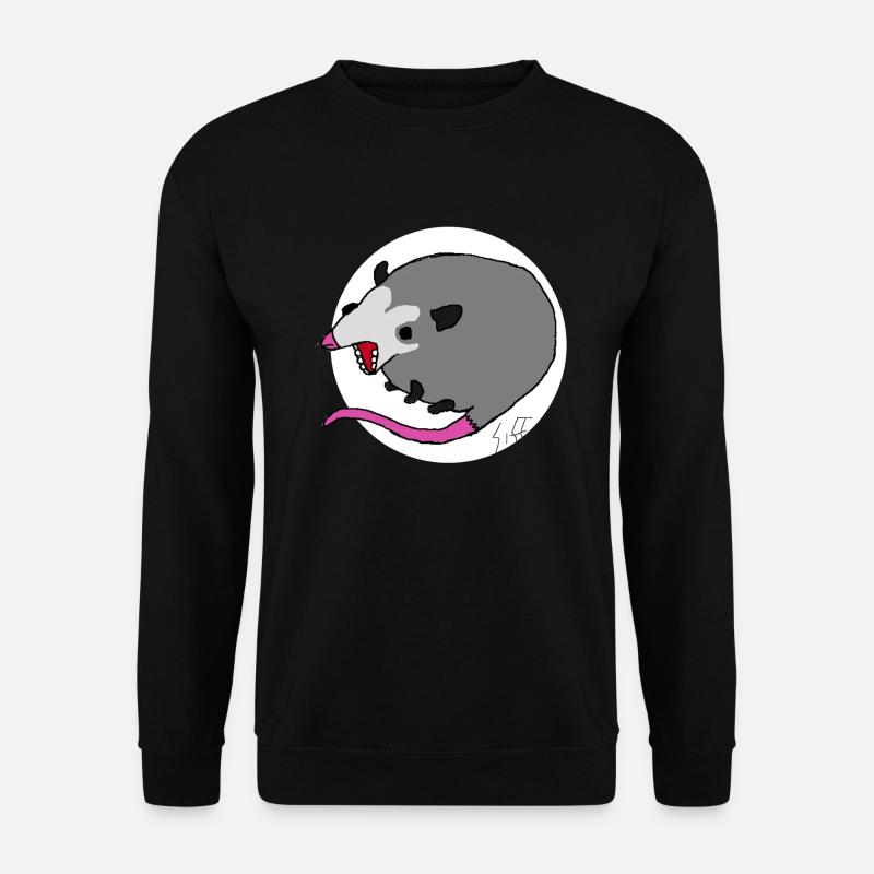 Possum hurlant laid - Sweat-shirt Unisexe - noir
