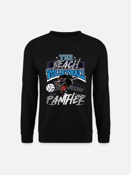 the beach volleyball pather Design Ballsportart - Unisex Pullover - Schwarz