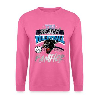 le sport de balle de conception de pather de volleyball de plage - Sweat-shirt Unisexe - rose - Devant