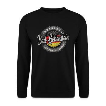 Allemagne d’origine Thuringe Bad Liebenstein - Sweat-shirt Unisexe - noir - Devant - Alina (178cm) & Michal (187cm)