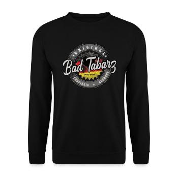Allemagne d’origine Thuringe Bad Tabarz - Sweat-shirt Unisexe - noir - Devant - Alina (178cm) & Michal (187cm)