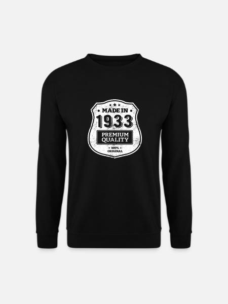 MADE IN 1933 - Unisex Sweatshirt - black