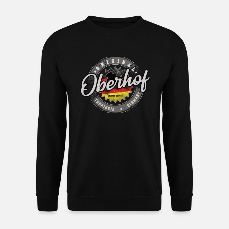 Original Germany Thüringen Oberhof - Unisex Pullover - Schwarz