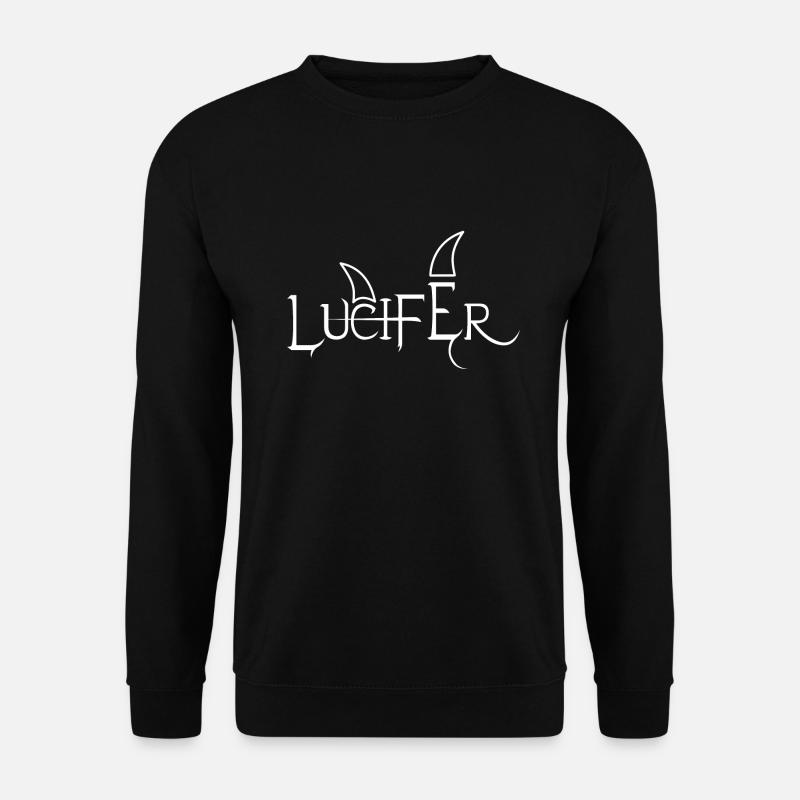 lucifer devil demon halloween Teufel Geschenk - Unisex Pullover - Schwarz