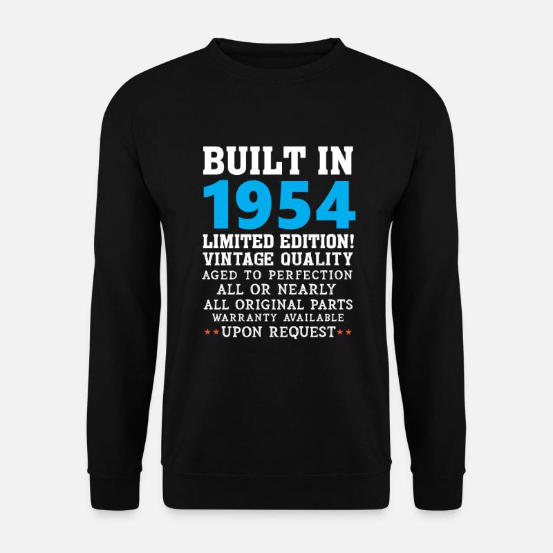 Built in 1954 - Unisex Pullover - Schwarz