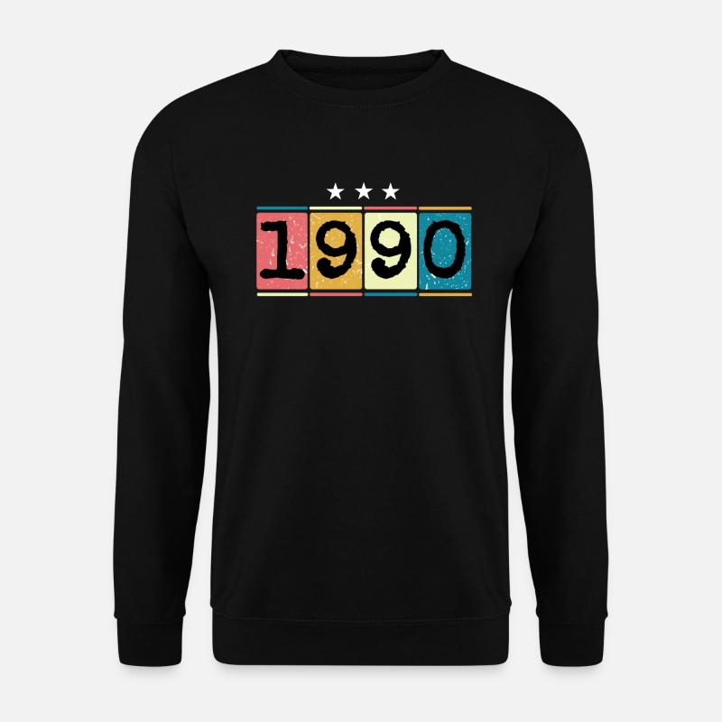 1990 - Unisex Pullover - Schwarz