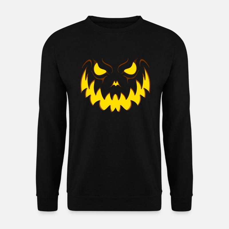 Halloween Kürbis - Unisex Pullover - Schwarz