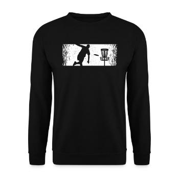 Disc Golf Players Disc Golf Disc Golf Players - Sweat-shirt Unisexe - noir - Devant - Alina (178cm) & Michal (187cm)