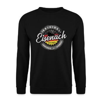 Allemagne d’origine Thuringe Eisenach Forêt de Thuringe - Sweat-shirt Unisexe - noir - Devant - Alina (178cm) & Michal (187cm)
