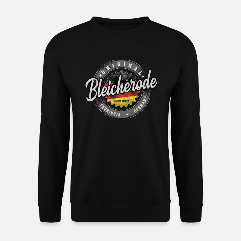 Original Germany Thüringen Bleicherode - Unisex Pullover - Schwarz