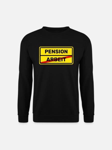 Rente - Pension - Unisex Pullover - Schwarz