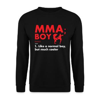Sport Boy Definition MMA - Unisex Pullover - Schwarz - Vorne - Alina (178cm) & Michal (187cm)