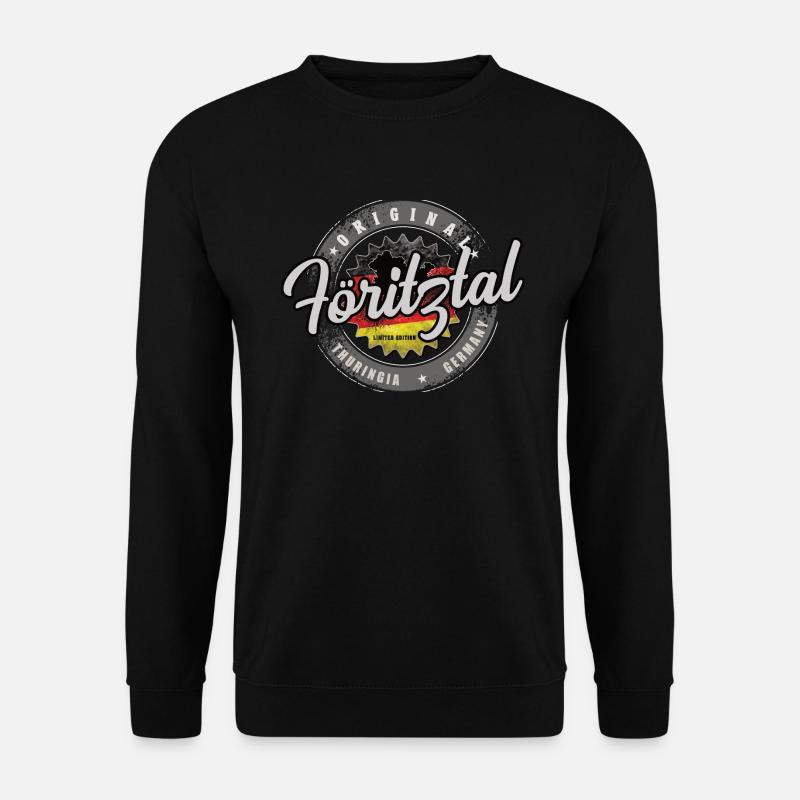 Original Germany Thüringen Föritztal - Unisex Pullover - Schwarz