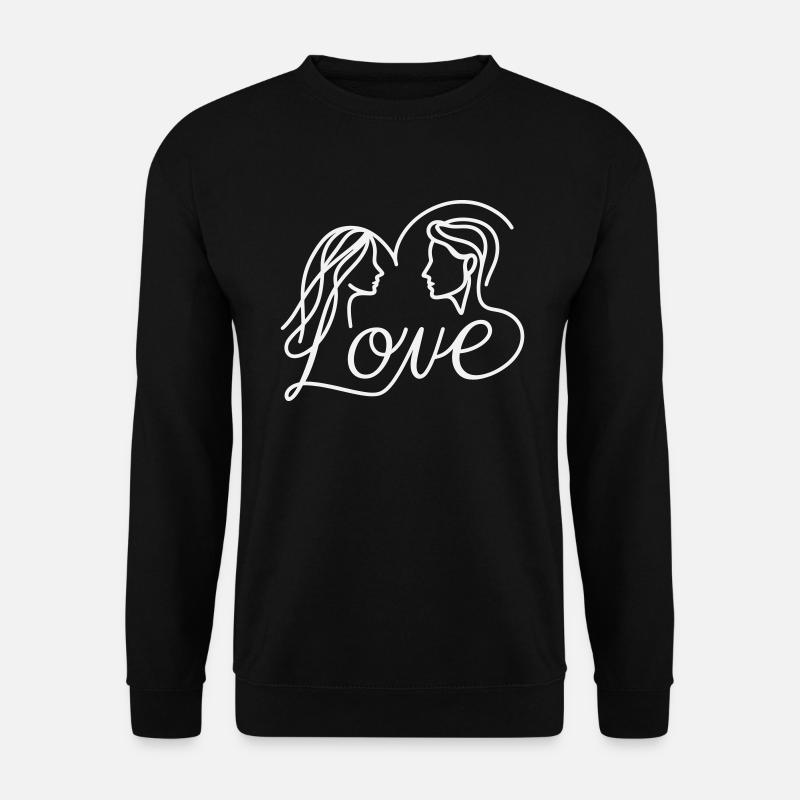 Amour - Sweat-shirt Unisexe - noir