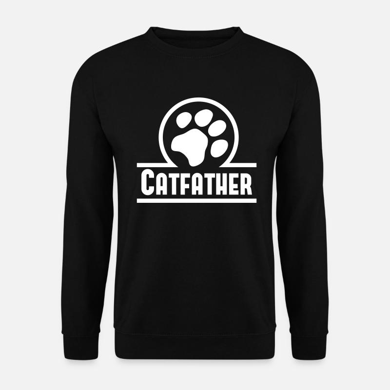 Catfather - Unisex Pullover - Schwarz