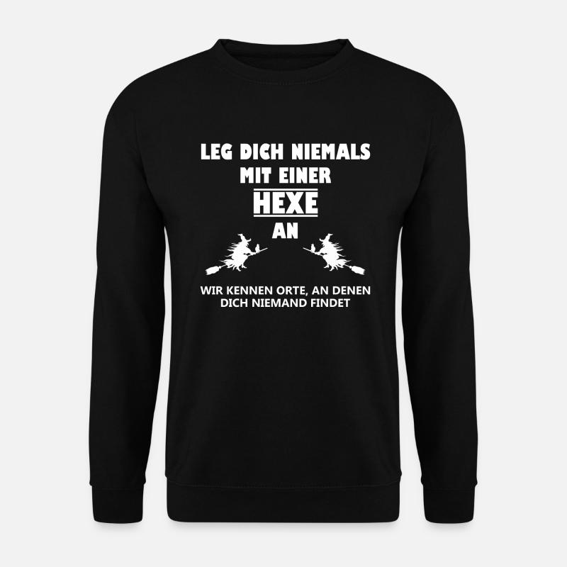 Hexe Spruch Lustig Okkult - Unisex Pullover - Schwarz