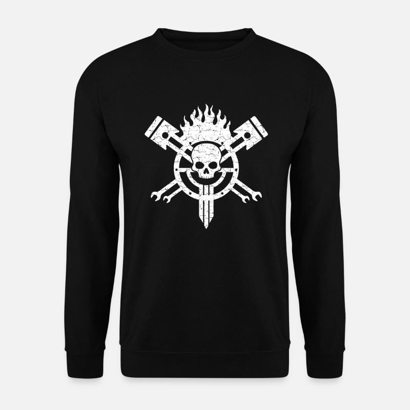 Motor skull - Unisex Sweatshirt - black