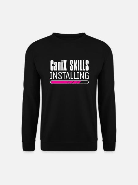 Hundesport Laufen mit Hund Dogtrekking Canicross - Unisex Pullover - Schwarz