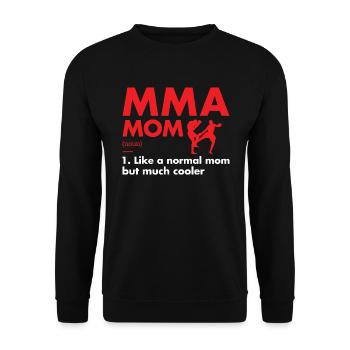Sport Mom Definition MMA - Unisex Sweatshirt - black - Front - Alina (178cm) & Michal (187cm)
