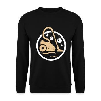 CLEANING POWER FEMME PROFESSIONNELLE NETTOYAGE CADEAU - Sweat-shirt Unisexe - noir - Devant - Alina (178cm) & Michal (187cm)