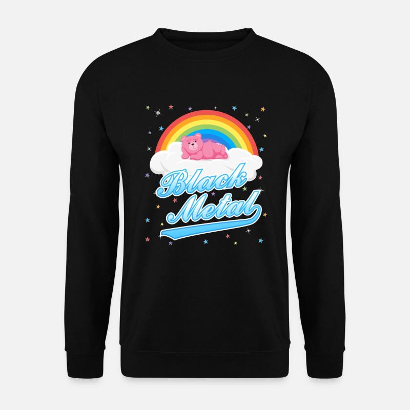 Black metal teddy - Unisex Sweatshirt - black