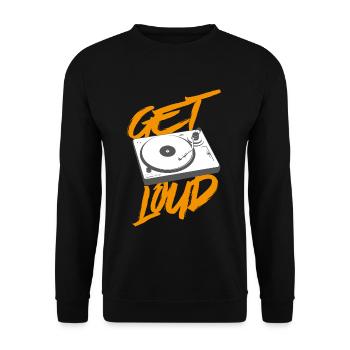 Get Loud - Sweat-shirt Unisexe - noir - Devant - Alina (178cm) & Michal (187cm)