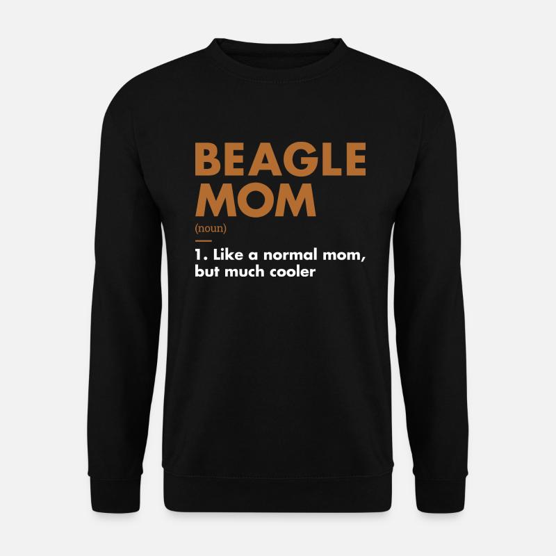 Beagle Mom Definition - Unisex Pullover - Schwarz
