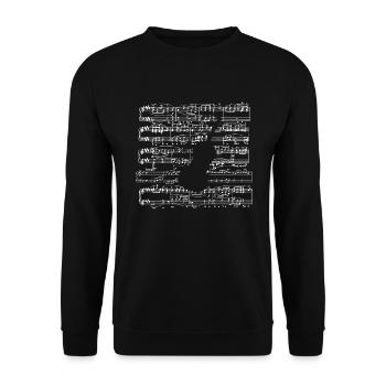 Violine, Geige, Violinist, Geschenk, Orchester - Unisex Pullover - Schwarz - Vorne - Alina (178cm) & Michal (187cm)