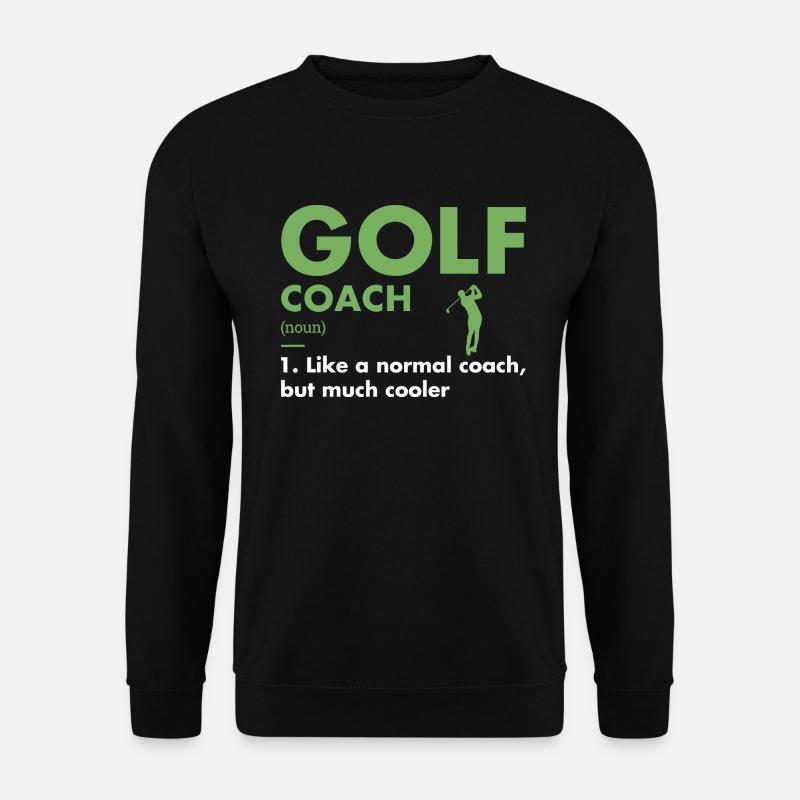 Sport Coach Definition Golf - Unisex Pullover - Schwarz