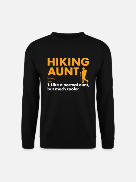Hiker Aunt Definition Hiking - Unisex Sweatshirt - black
