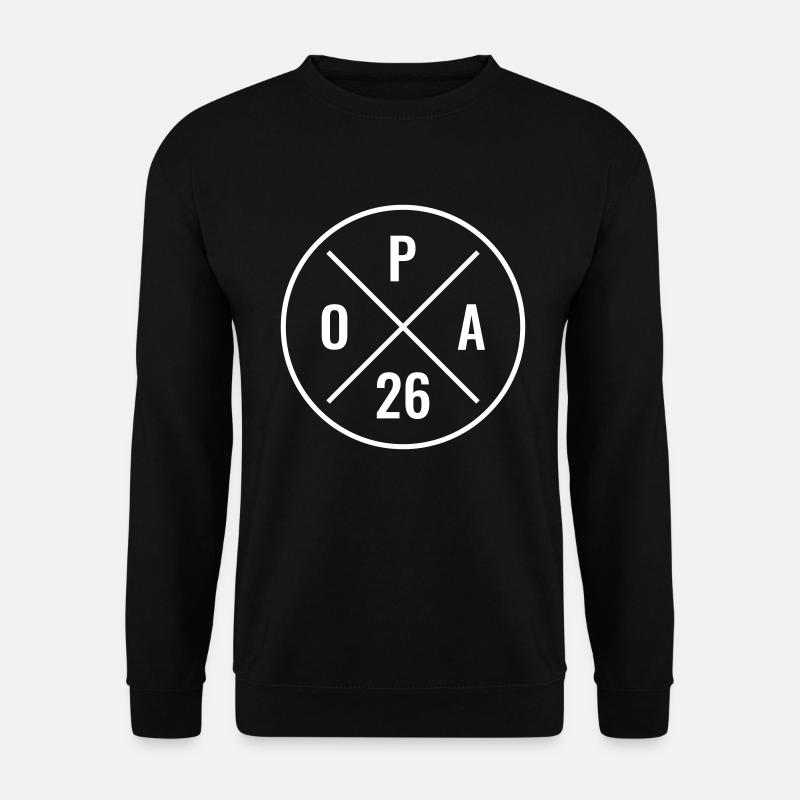 Opa 26 - Baby Ankündigung - Nachwuchs - Opa 2026 - Unisex Pullover - Schwarz