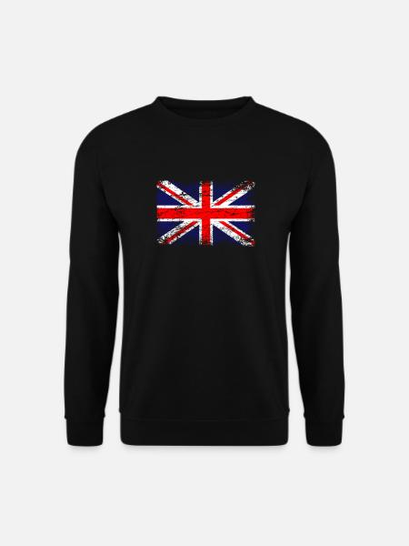 Great Britain British flag flag UK Union Jack - Unisex Sweatshirt - black