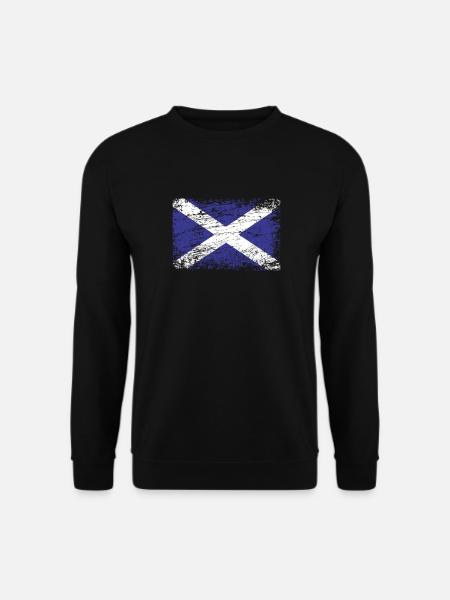Scotland Scottish flag flag - Unisex Sweatshirt - black