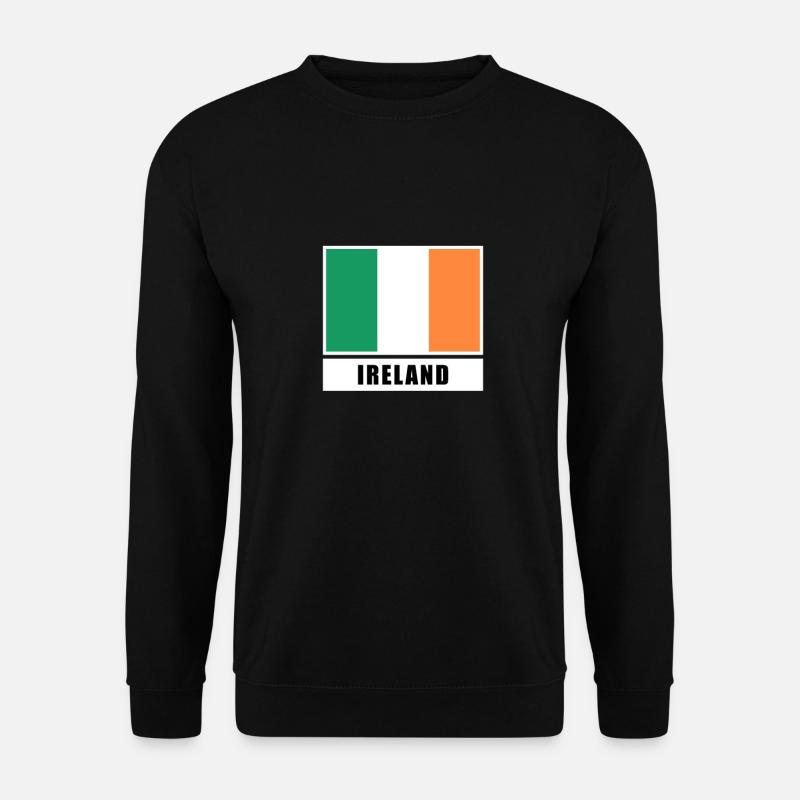 Irlande drapeau irlandais Drapeau - Sweat-shirt Unisexe - noir