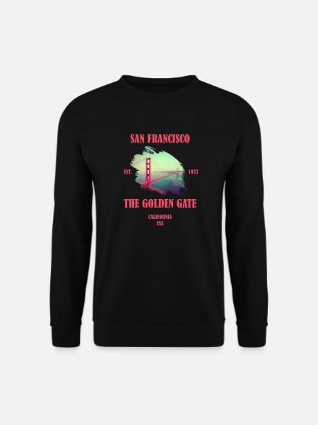 San Francisco Kalifornien USA - Unisex Pullover - Schwarz