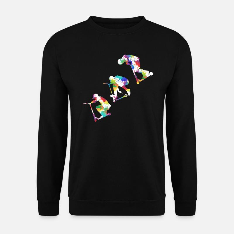 Stunt Scooter - Unisex Pullover - Schwarz