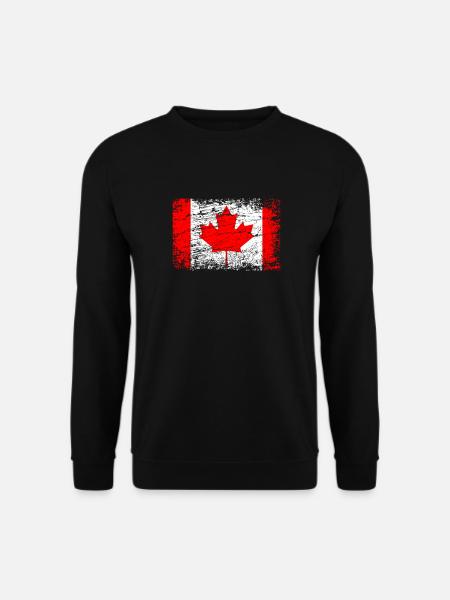 Canada Canadian flag flag - Unisex Sweatshirt - black
