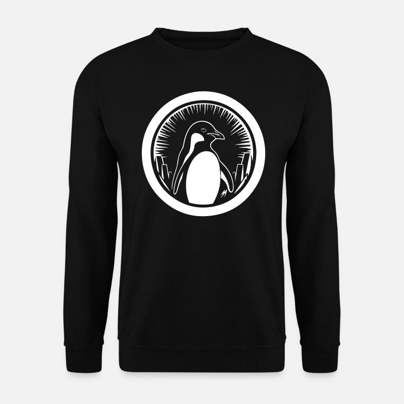 Penguin - Unisex Sweatshirt - black